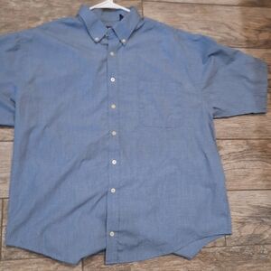 Puritan Casual Blue Button-Down Shirt